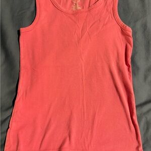 Wonder Nation Orange Fitted Sleeveless Tank Top